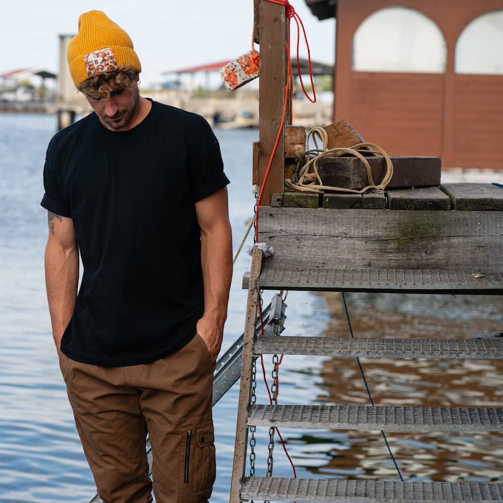 Seay / Cuffia Beanie Lana Ocra Promozione Limitata