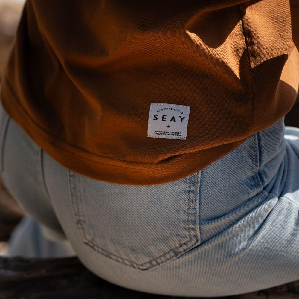 Seay / T-Shirt Biscotto Delavé Presa