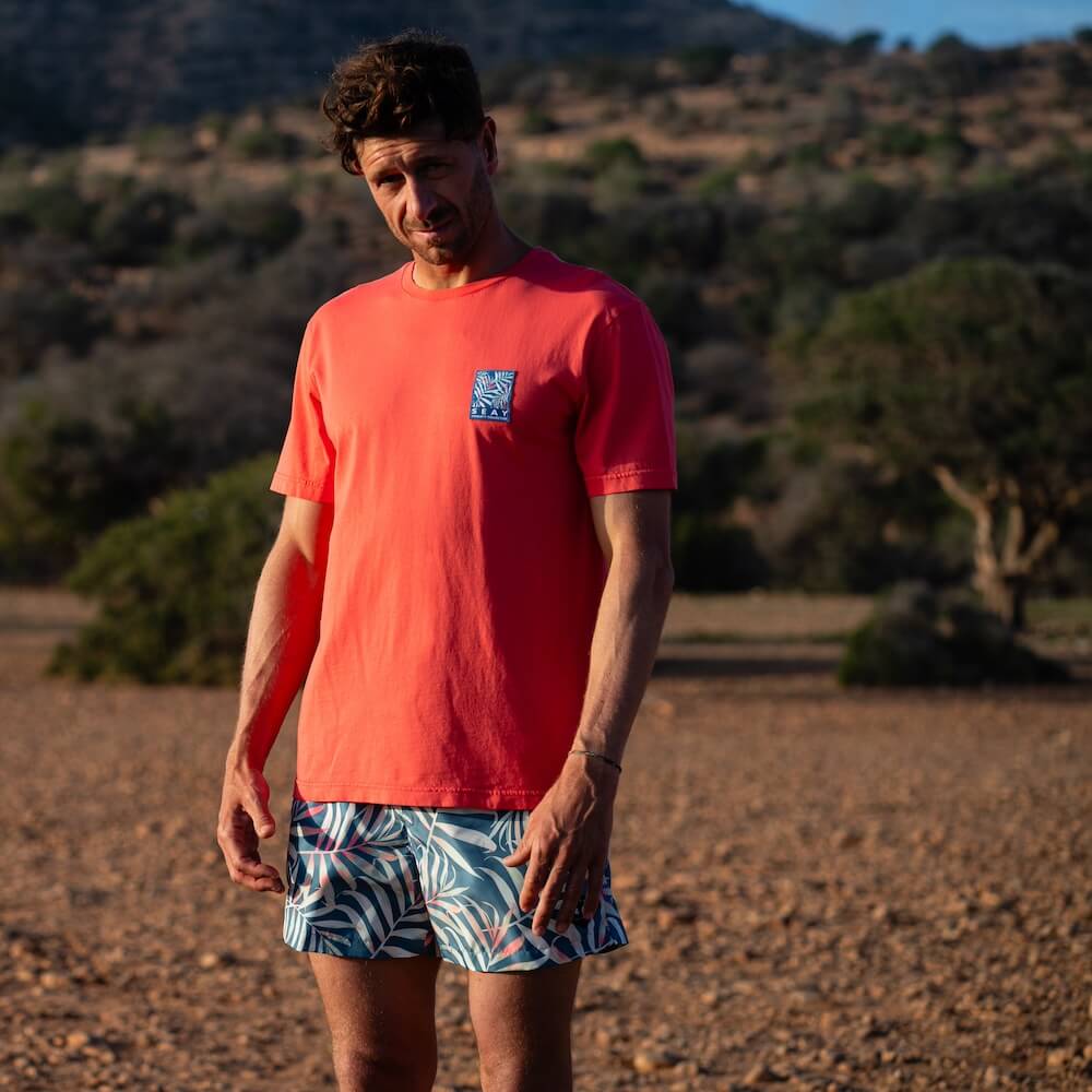 Seay / T-Shirt Rossa Bamboo Novità
