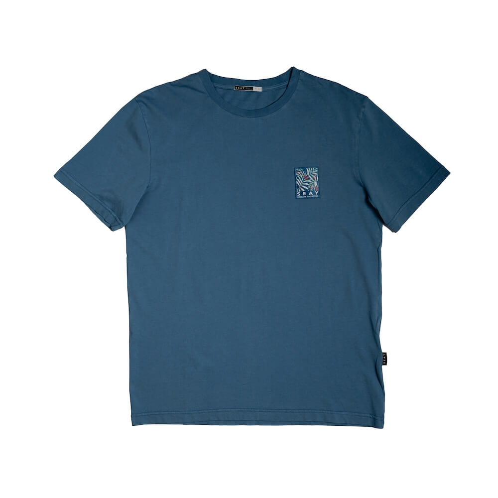 Seay / T-Shirt Blu Bamboo Presa