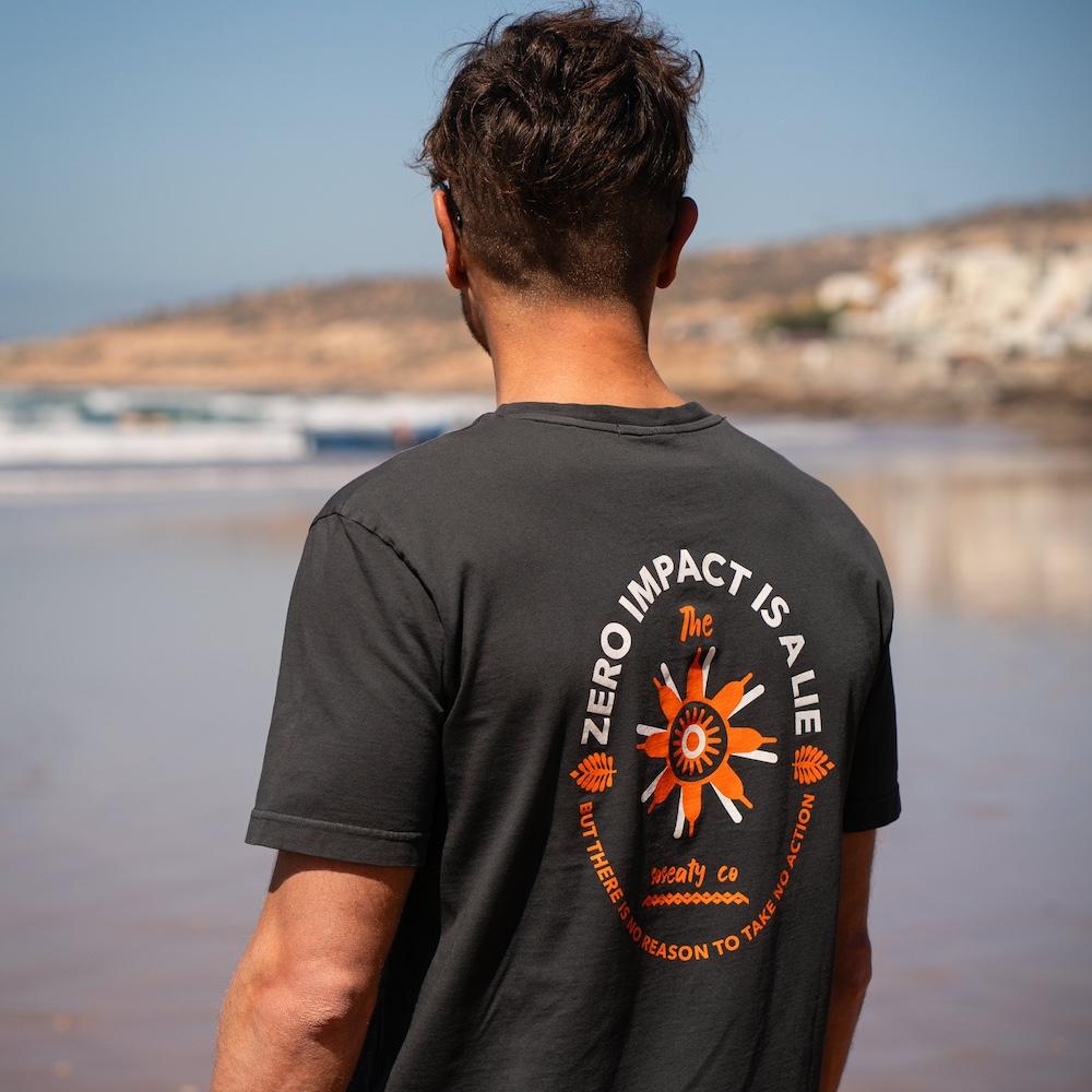Seay / T-Shirt Nera Zero Impact Sconto