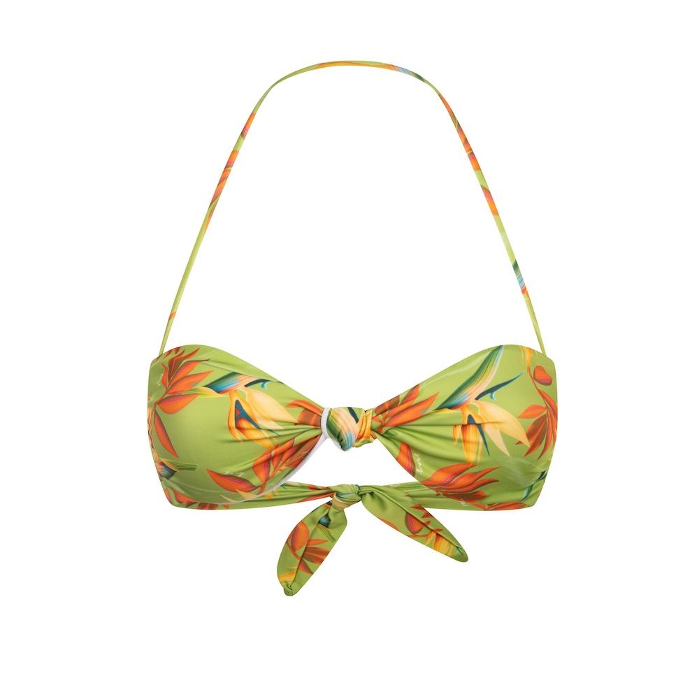 Seay / Fascia Bikini Imbottita Verde Bird of Paradise In Saldo