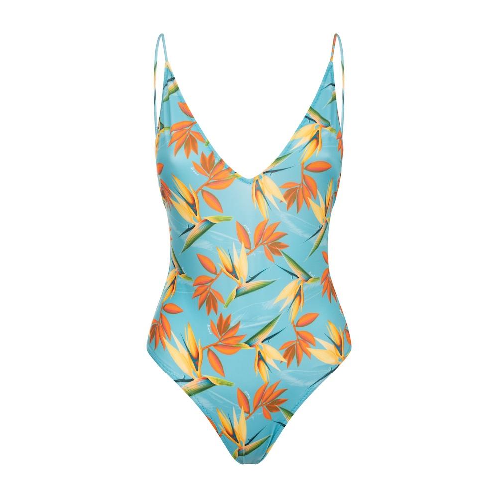 Seay / Costume Intero Azzurro Bird of Paradise Italy
