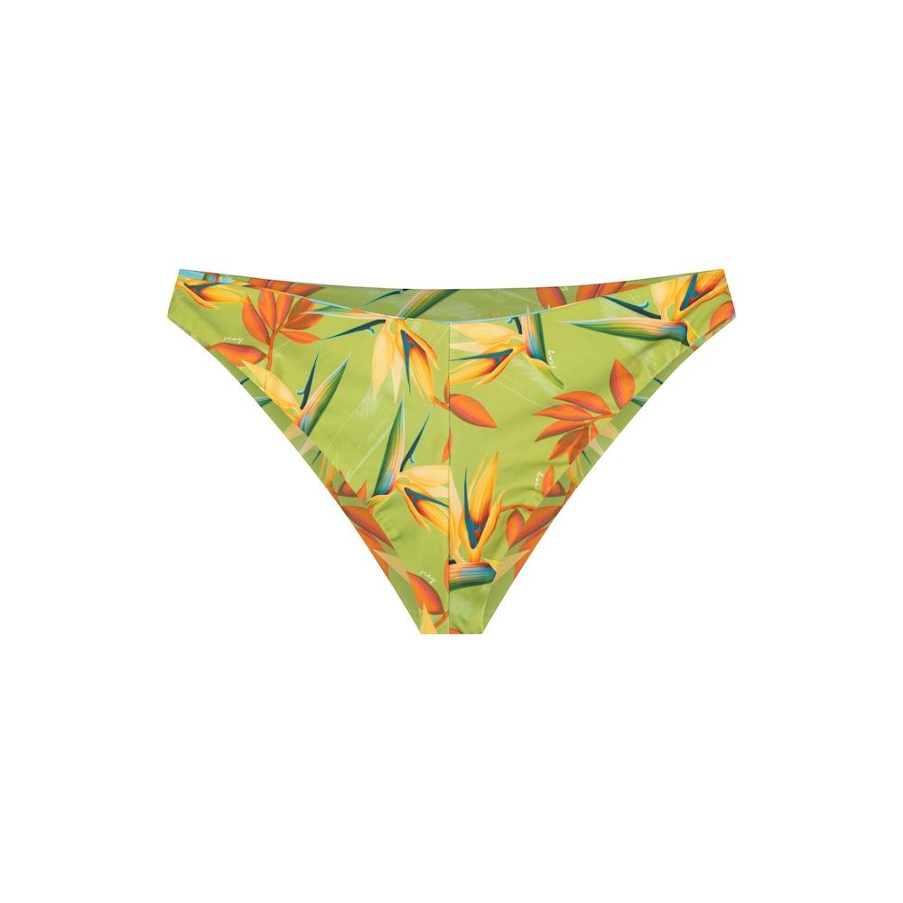 Seay / Slip Bikini Reversibile Azzurro Verde Bird of Paradise Qualità