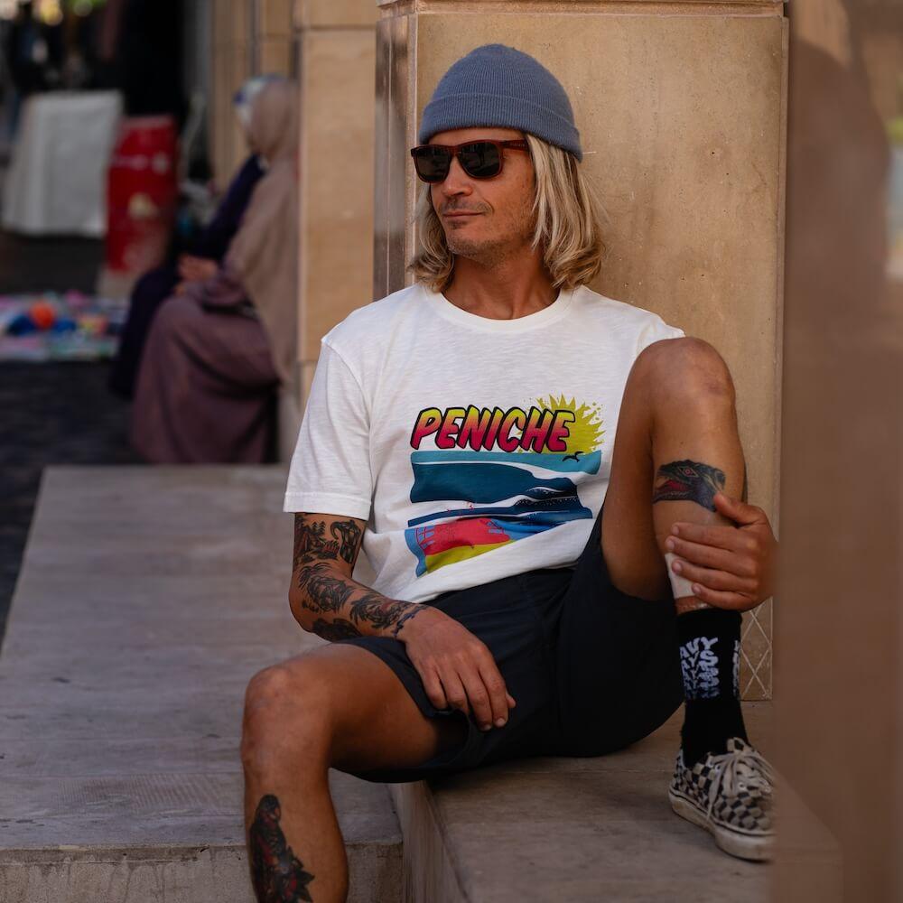 Seay / T-Shirt Bianca Peniche Vendita