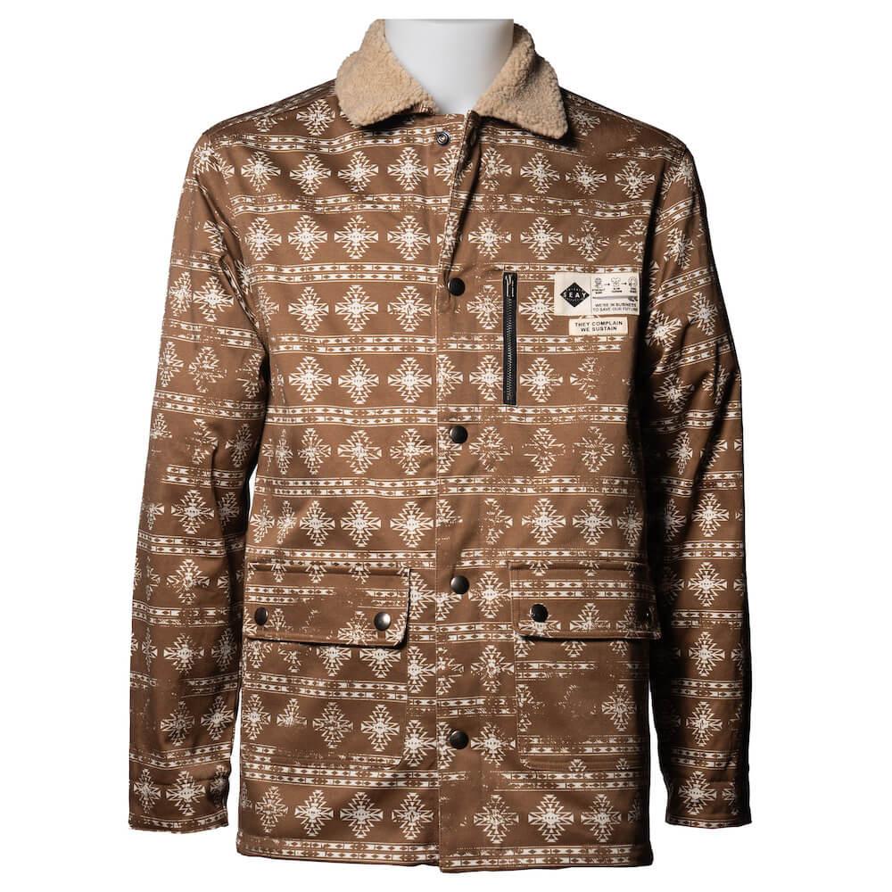 Seay / Giacca Denim Orsetto Marrone Laguna Vendite Flash