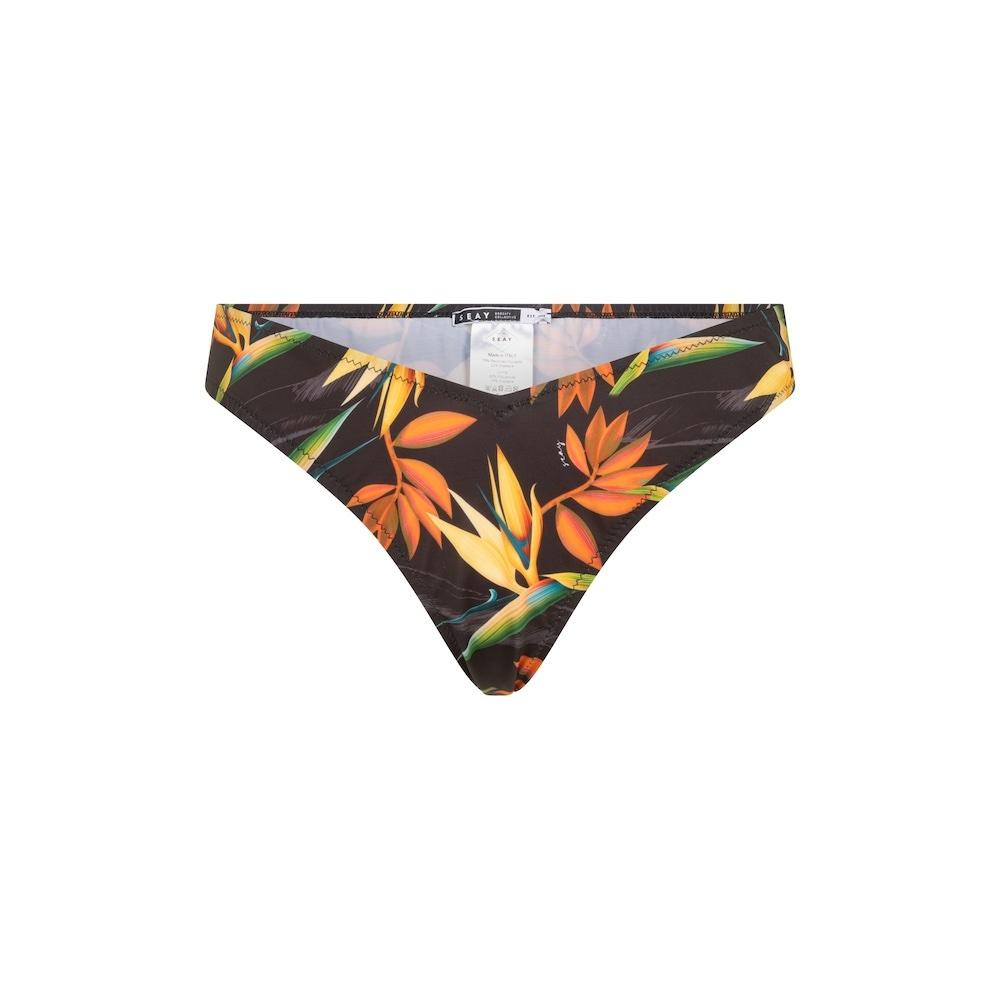 Seay / Slip Bikini Brasiliano Nero Bird of Paradise Italy