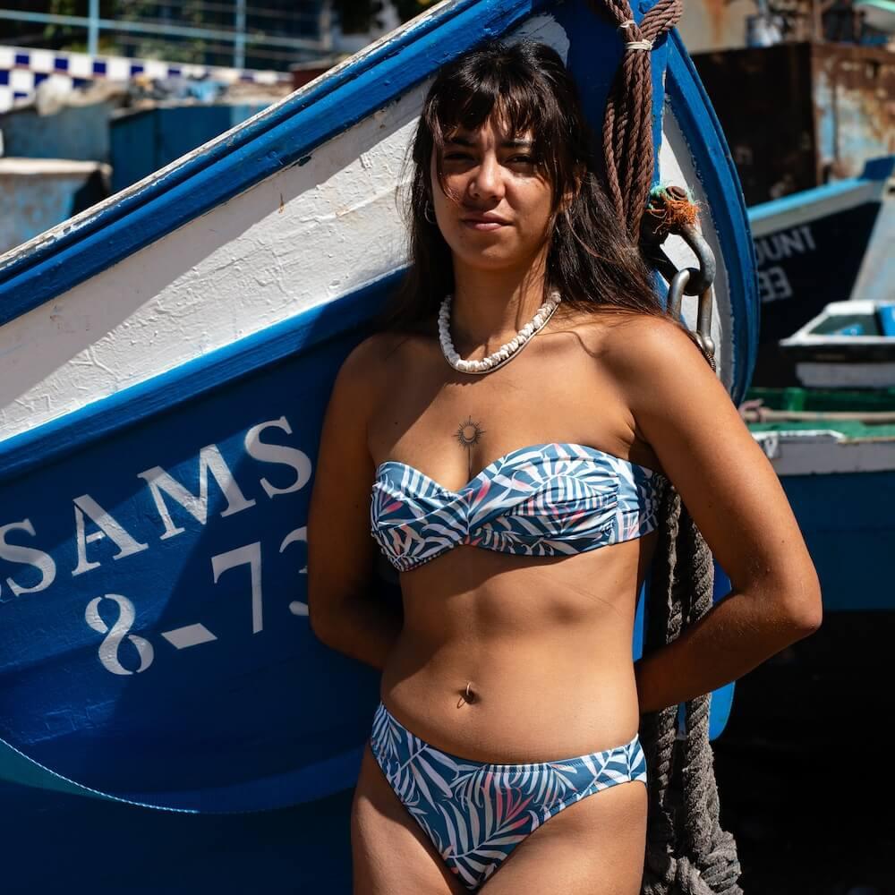 Seay / Slip Bikini Blu Bamboo Italia
