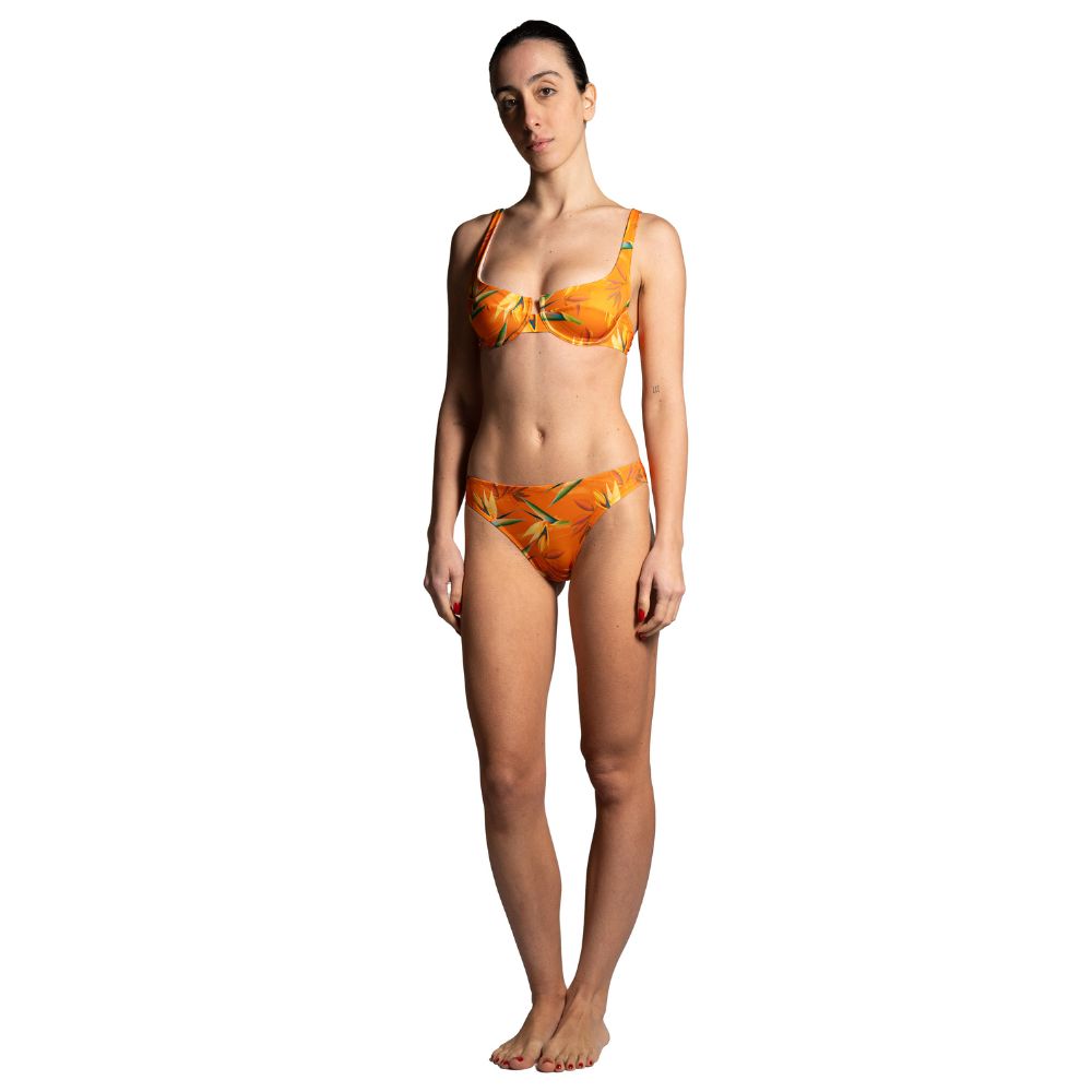 Seay / Slip Bikini Arancione Bird of Paradise In Linea