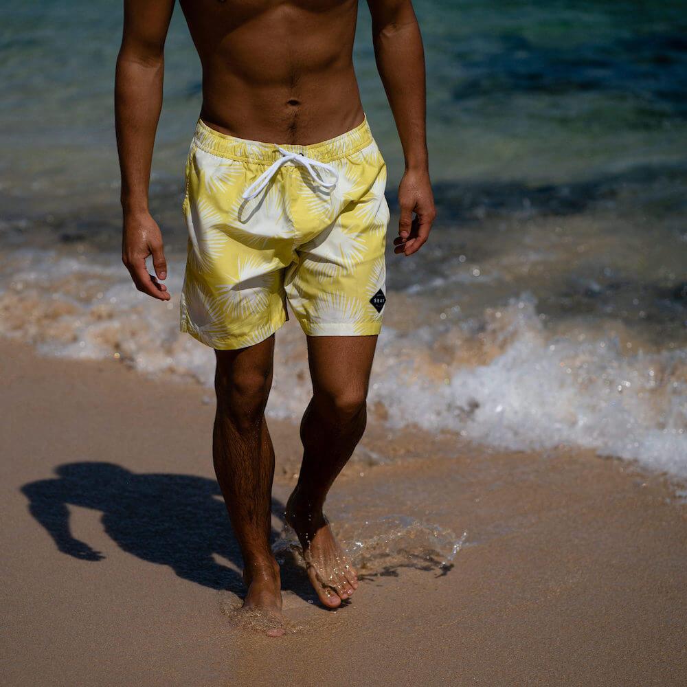 Seay / Swim Boxer Medio Giallo Soffioni Saldi