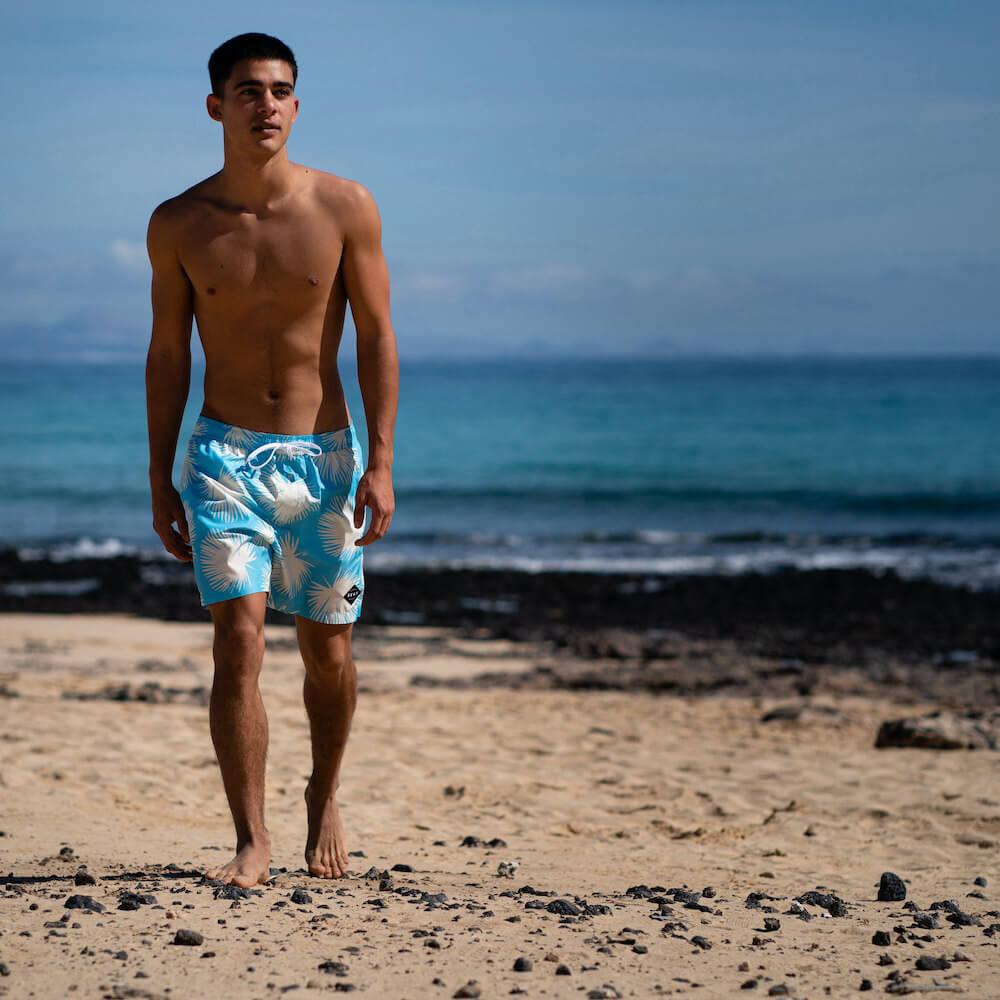 Seay / Swim Boxer Medio Azzurro Soffioni Hotsell