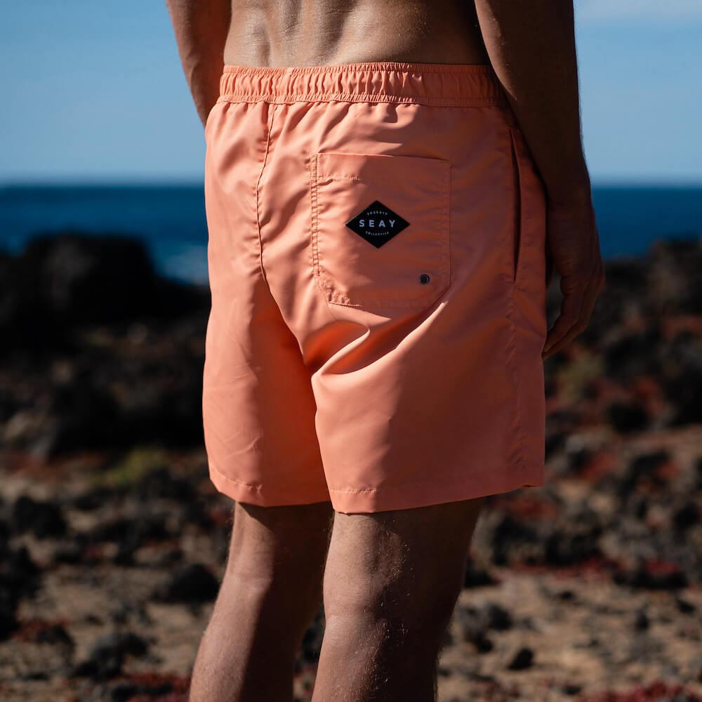Seay / Swim Boxer Medio Arancio Akaup Fornitura limitata
