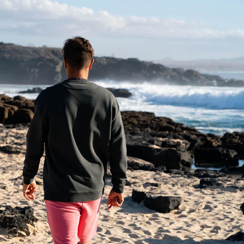 Seay / Felpa Girocollo Nera Pahoa Moda