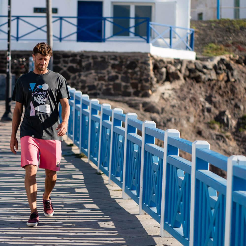 Seay / T-Shirt Nera Ikaika Italia