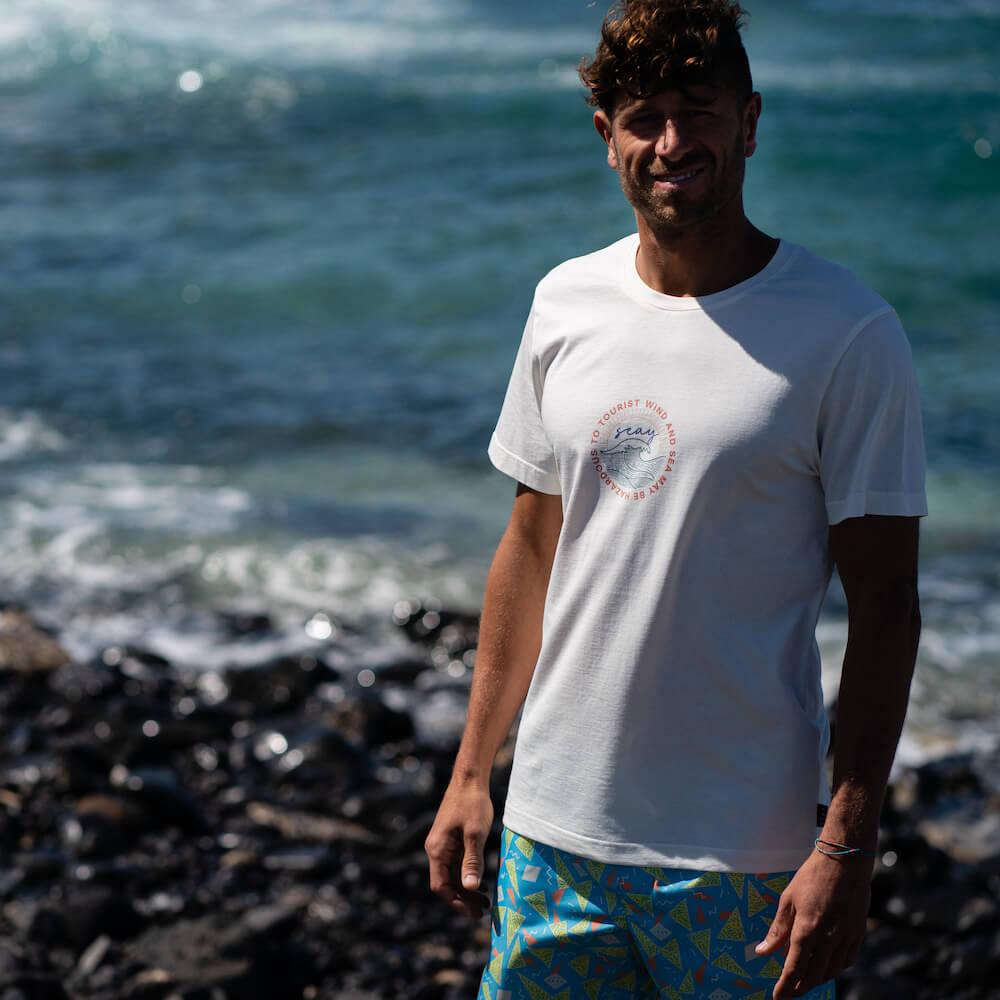 Seay / T-Shirt Bianco Naturale Kaleo Promozione