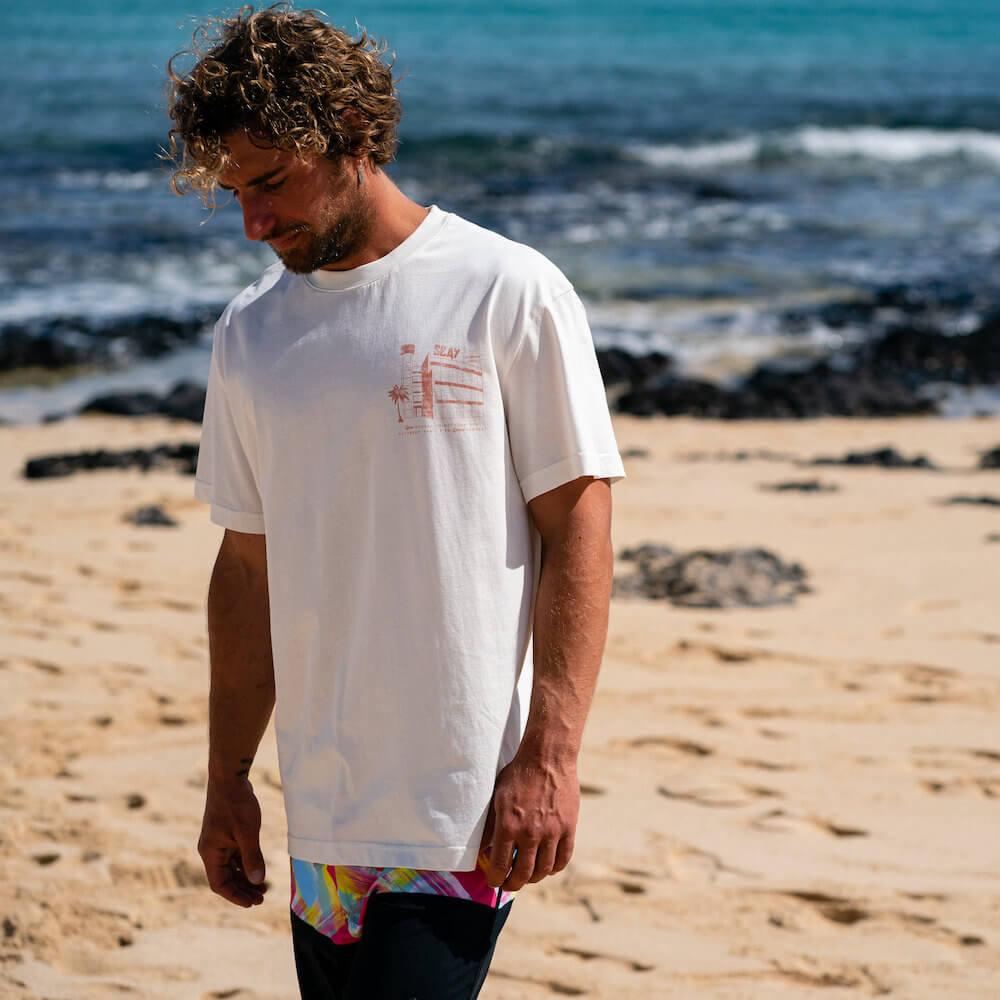 Seay / T-Shirt Bianco Naturale Ikaika Spedizione Gratuita