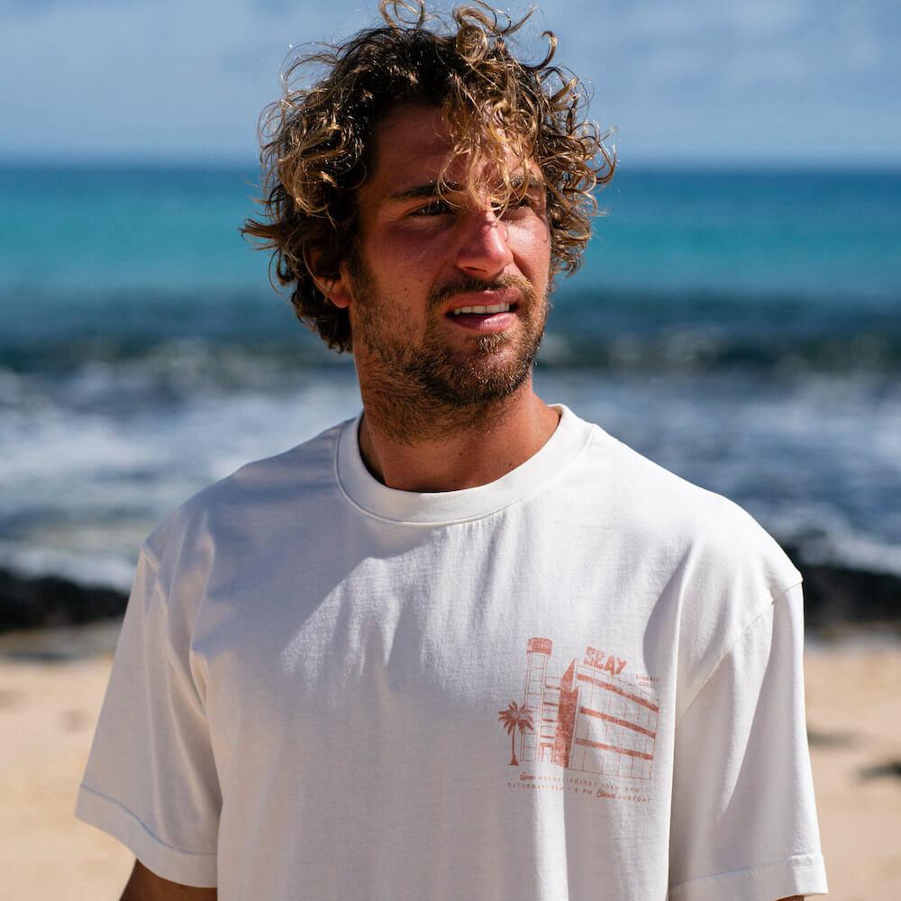 Seay / T-Shirt Bianco Naturale Ikaika Spedizione Gratuita