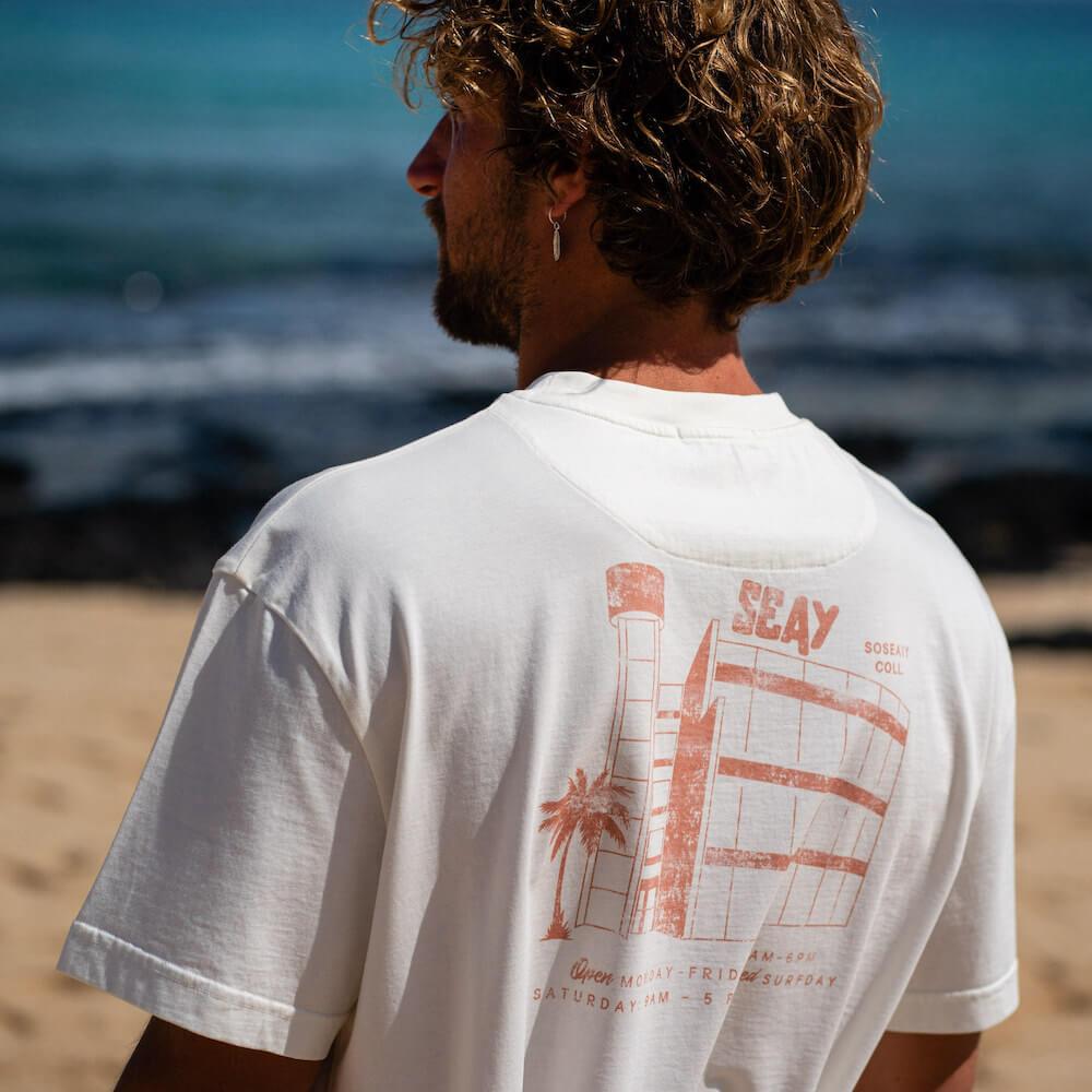 Seay / T-Shirt Bianco Naturale Ikaika Spedizione Gratuita