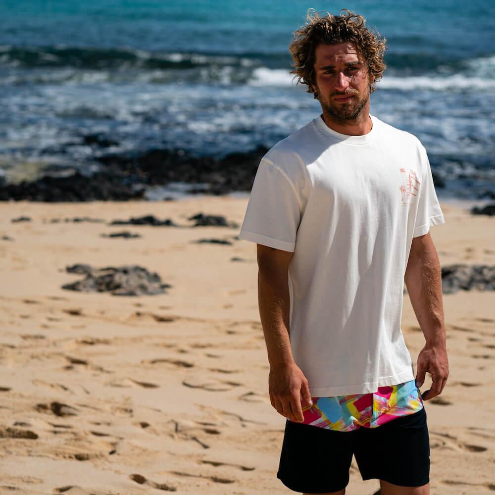 Seay / T-Shirt Bianco Naturale Ikaika Spedizione Gratuita