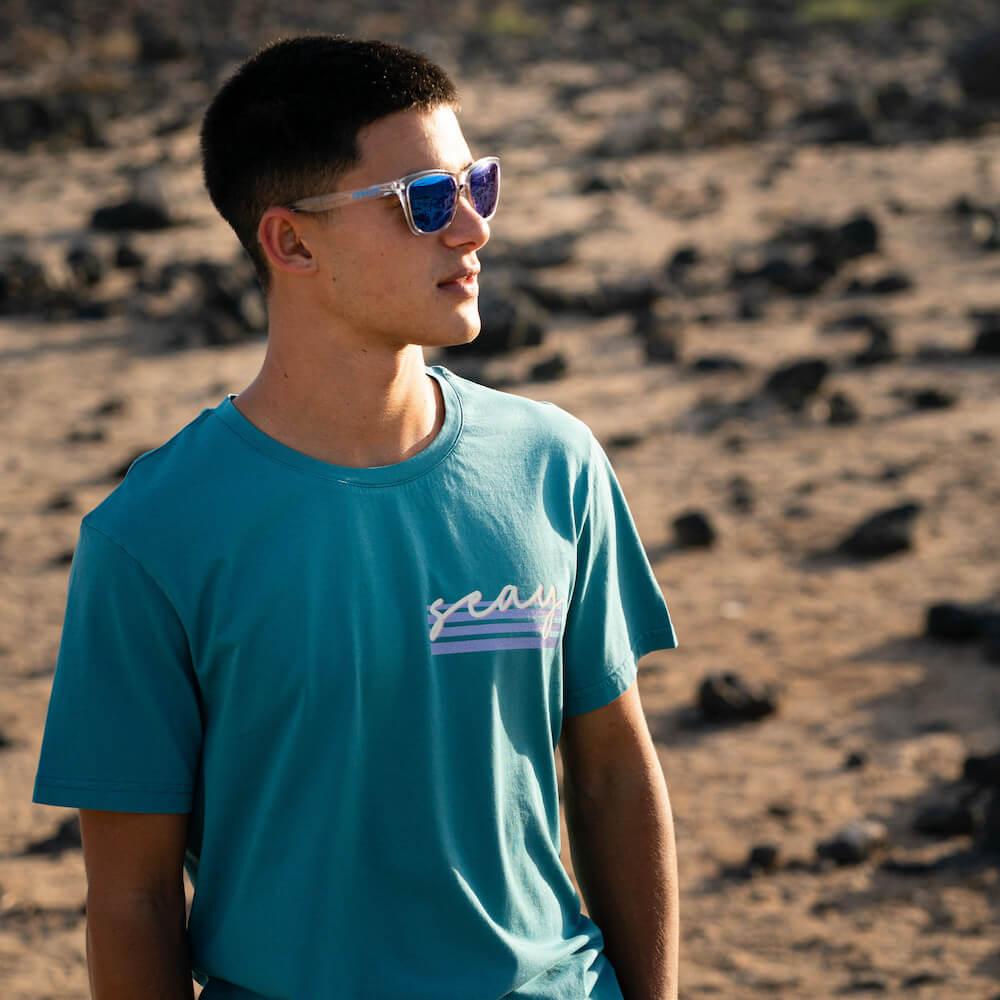 Seay / T-Shirt Verde Smeraldo Kaleo Pezzi Unici
