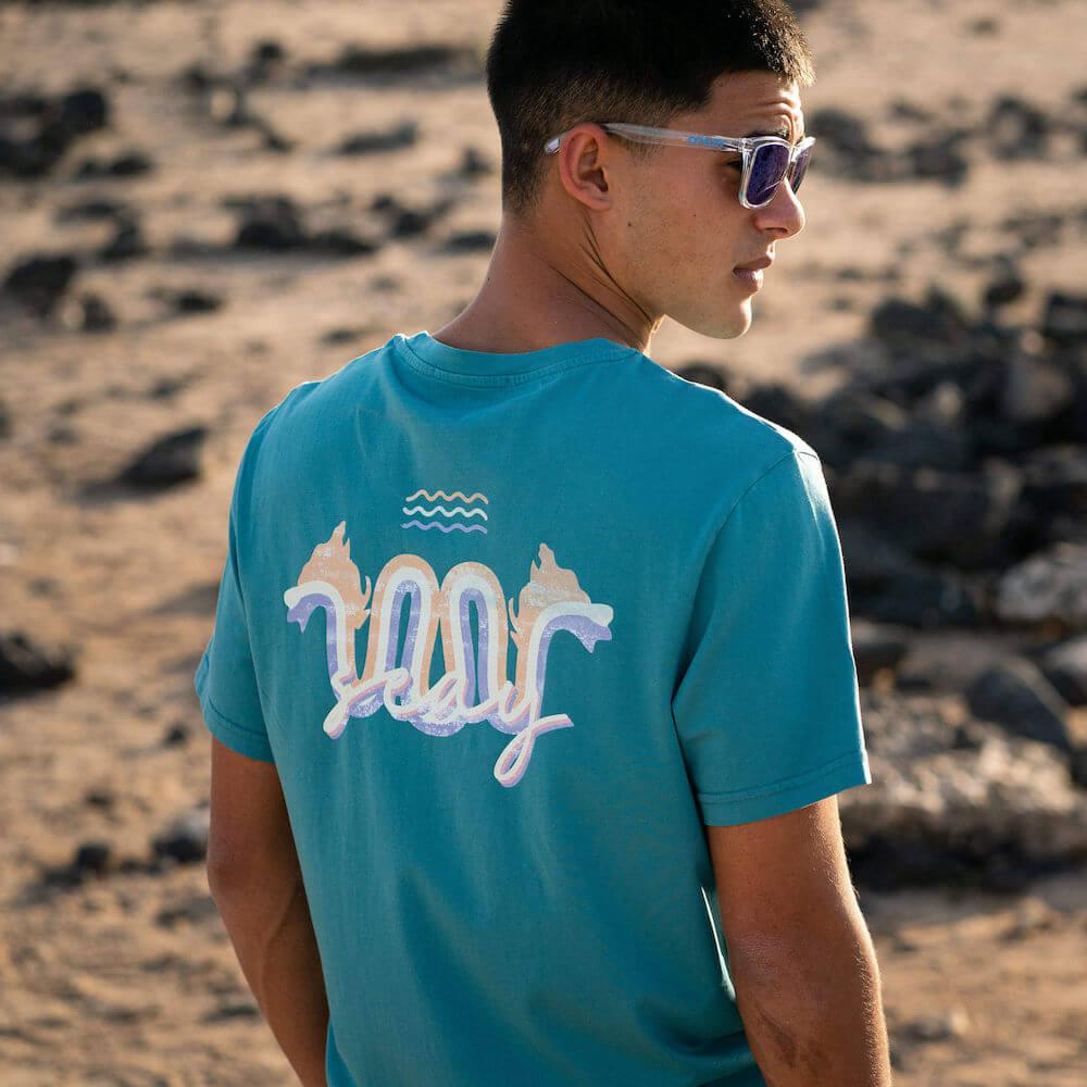 Seay / T-Shirt Verde Smeraldo Kaleo Pezzi Unici