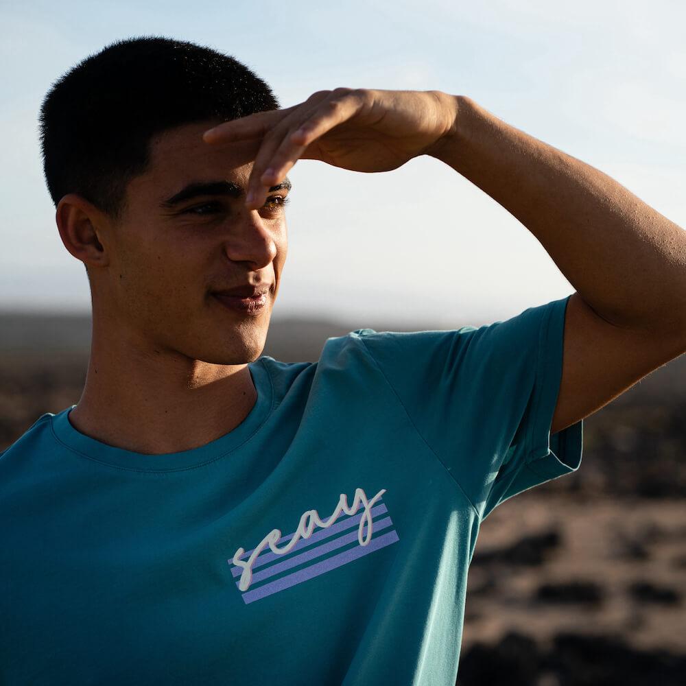 Seay / T-Shirt Verde Smeraldo Kaleo Pezzi Unici