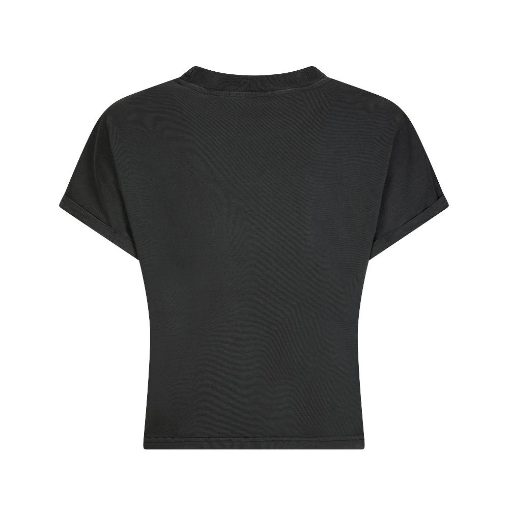 Seay / Crop T-Shirt Nera Kanoa Nuova