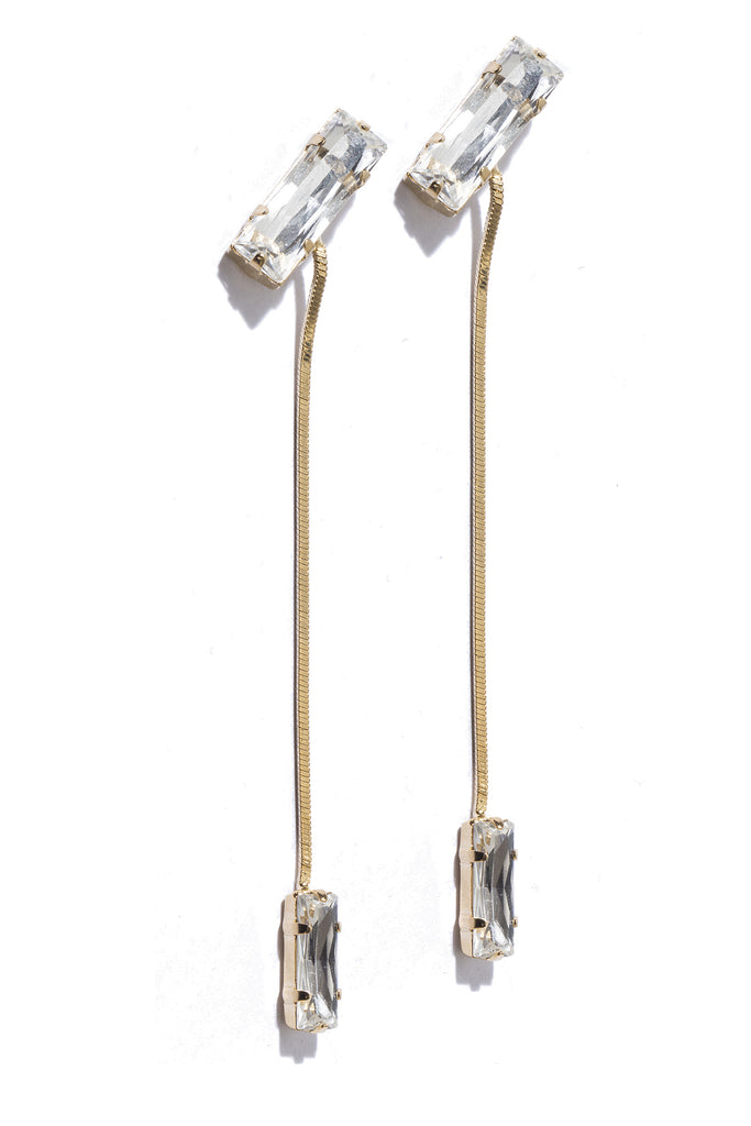 Silvia Gnecchi Baguette Earrings Italia