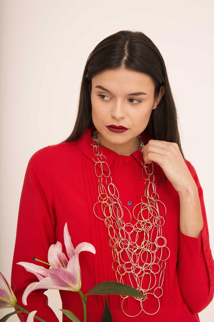Silvia Gnecchi Double necklace Online
