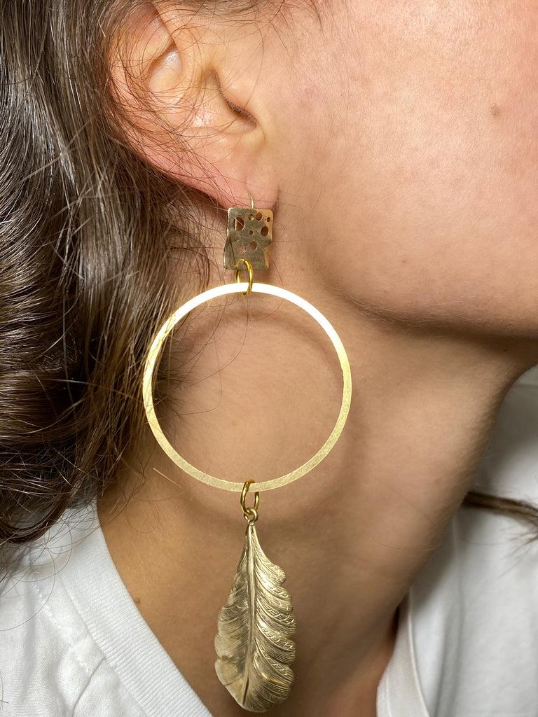 Silvia Gnecchi Feather earrings I Più Venduti