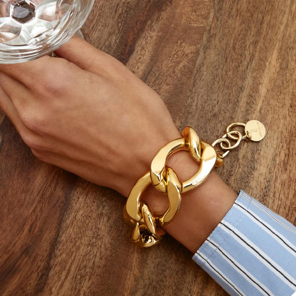 Silvia Gnecchi Flat Bracelet In Saldo