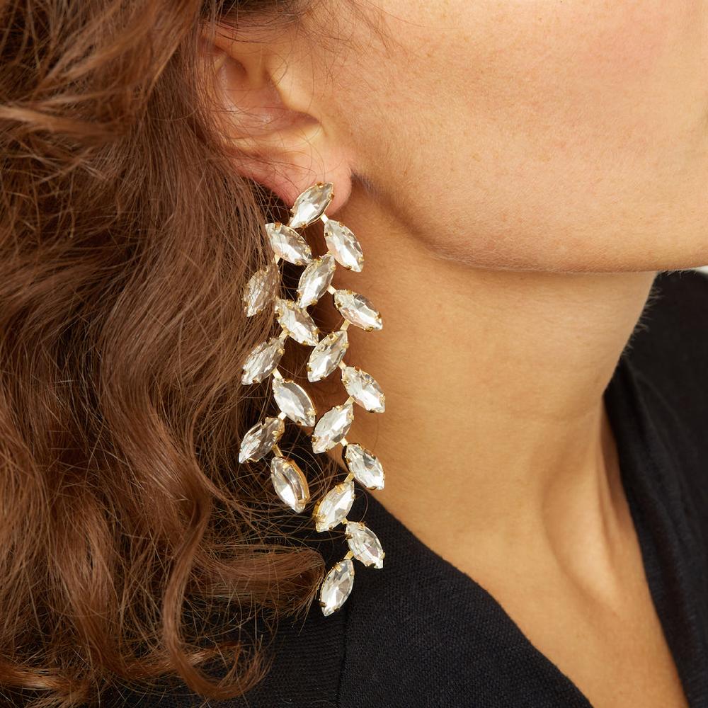 Silvia Gnecchi Foglie Earrings Nuovo