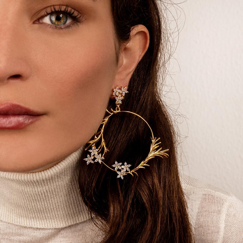Silvia Gnecchi Forest Earrings Vendita