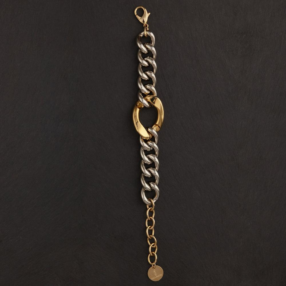 Silvia Gnecchi Solid Flat Bracelet Qualità Garantita