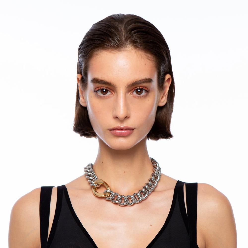 Silvia Gnecchi Solid Flat Necklace Negozi Online