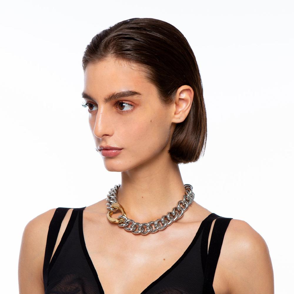 Silvia Gnecchi Solid Flat Necklace Negozi Online
