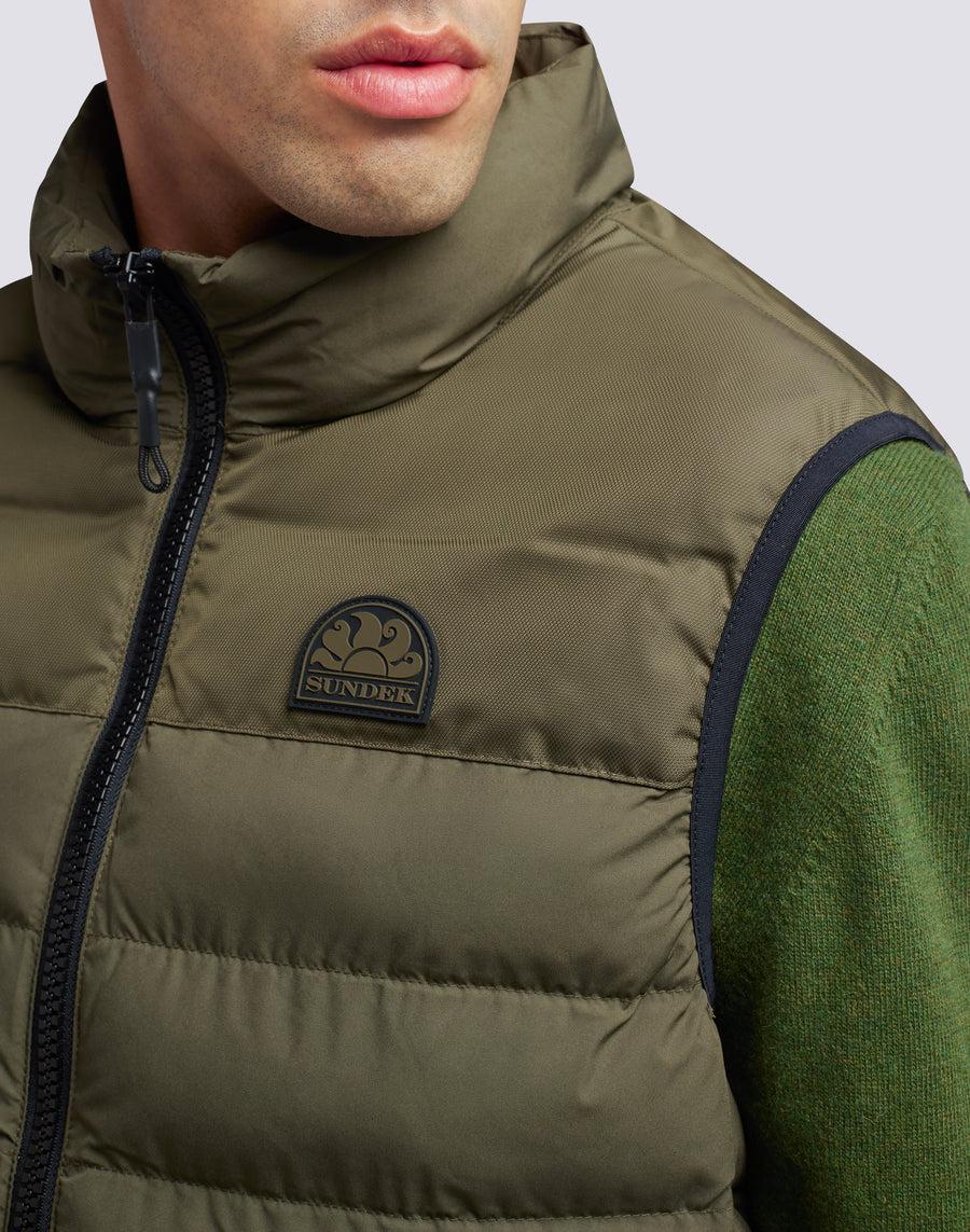 ﻿Sundek gilet trapuntato m999jvdp100-30201 Sconto