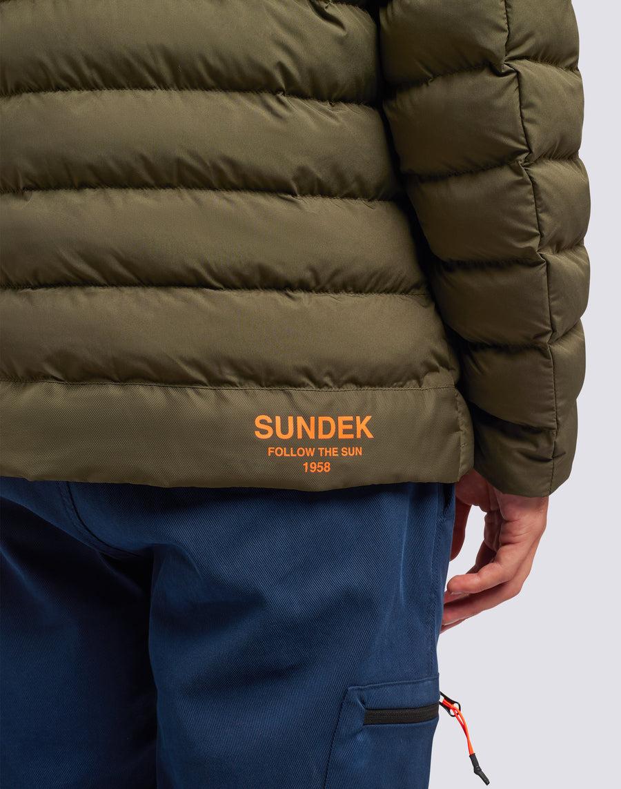 Sundek giacca trapuntata con cappuccio m998jkdp100-30201 Outlet