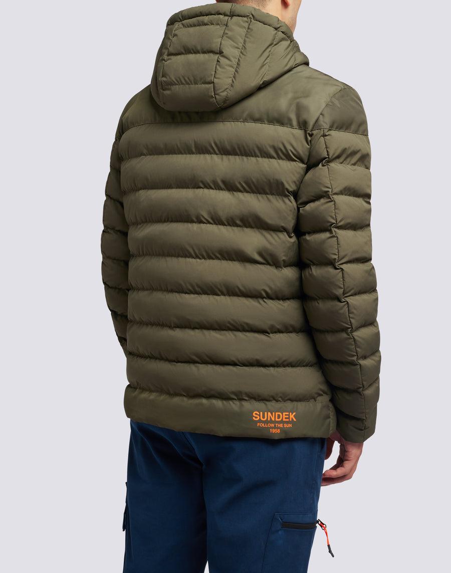 Sundek giacca trapuntata con cappuccio m998jkdp100-30201 Outlet