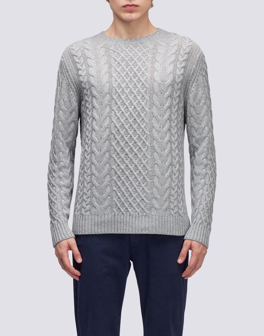Sundek maglione a girocollo misto cashmere M354KIWS100-02900 In Vendita