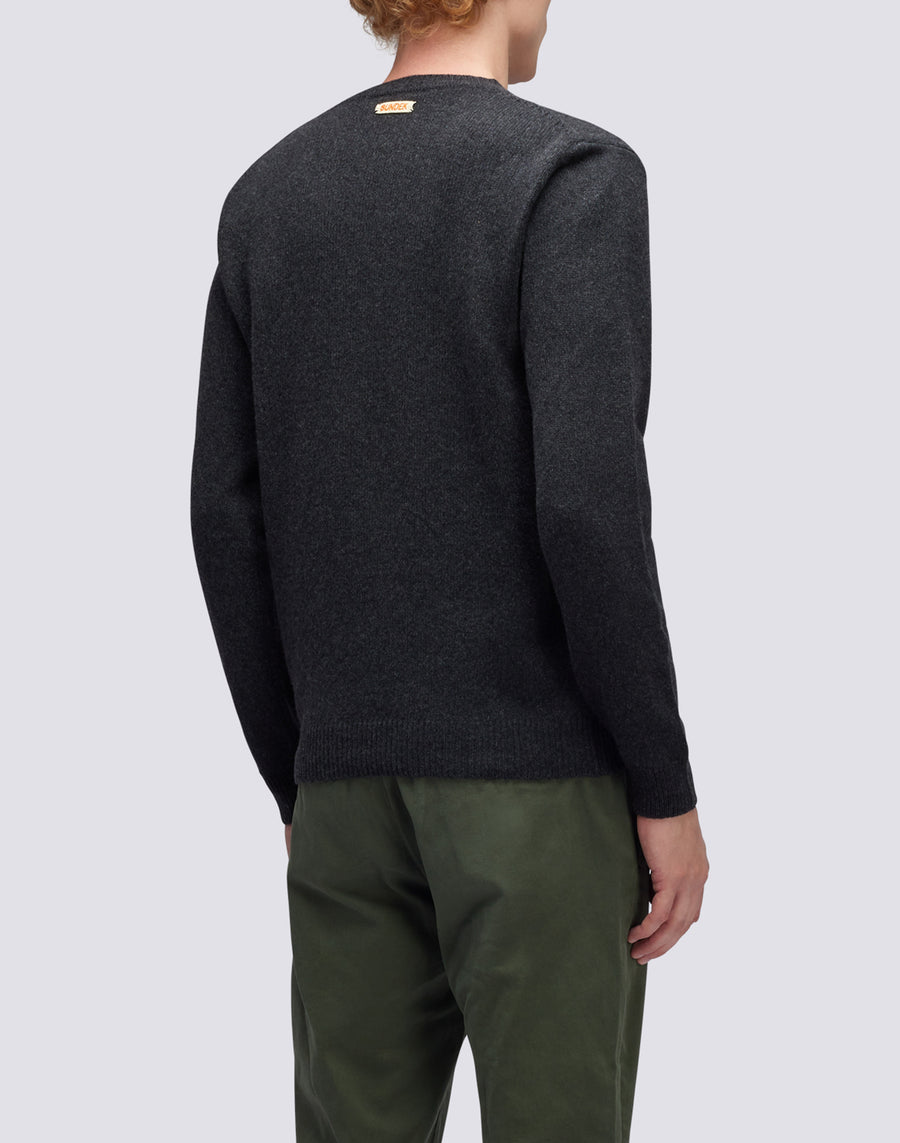 Sundek maglione a girocollo misto cashmere M352KIWS500-94400 Hotsell