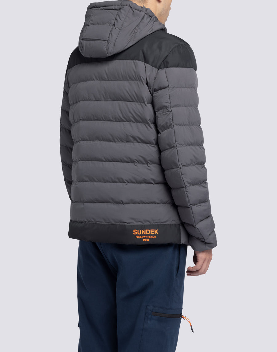 Sundek giacca trapuntata con cappuccio m998jkdp100-94401 Vendite Flash