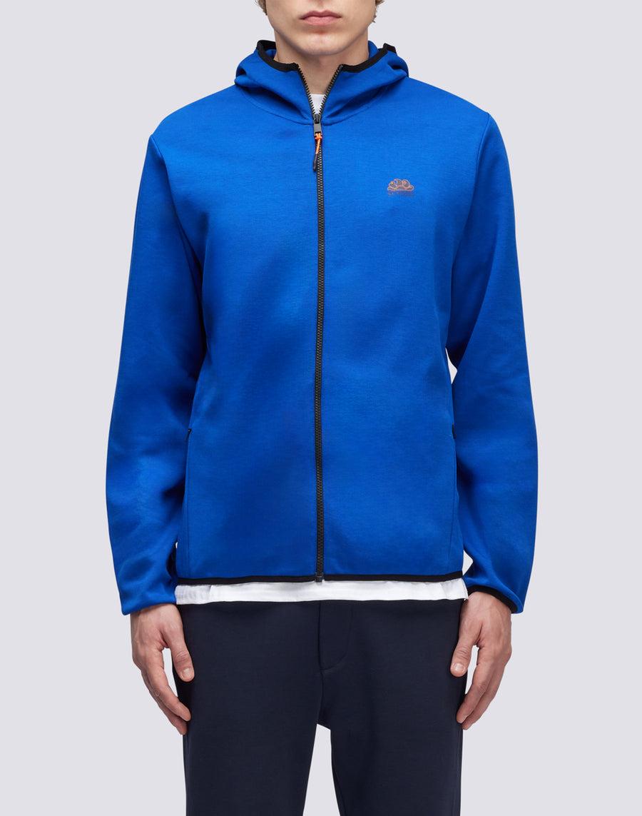 Sundek felpa full zip con cappuccio m411jhil400-00701