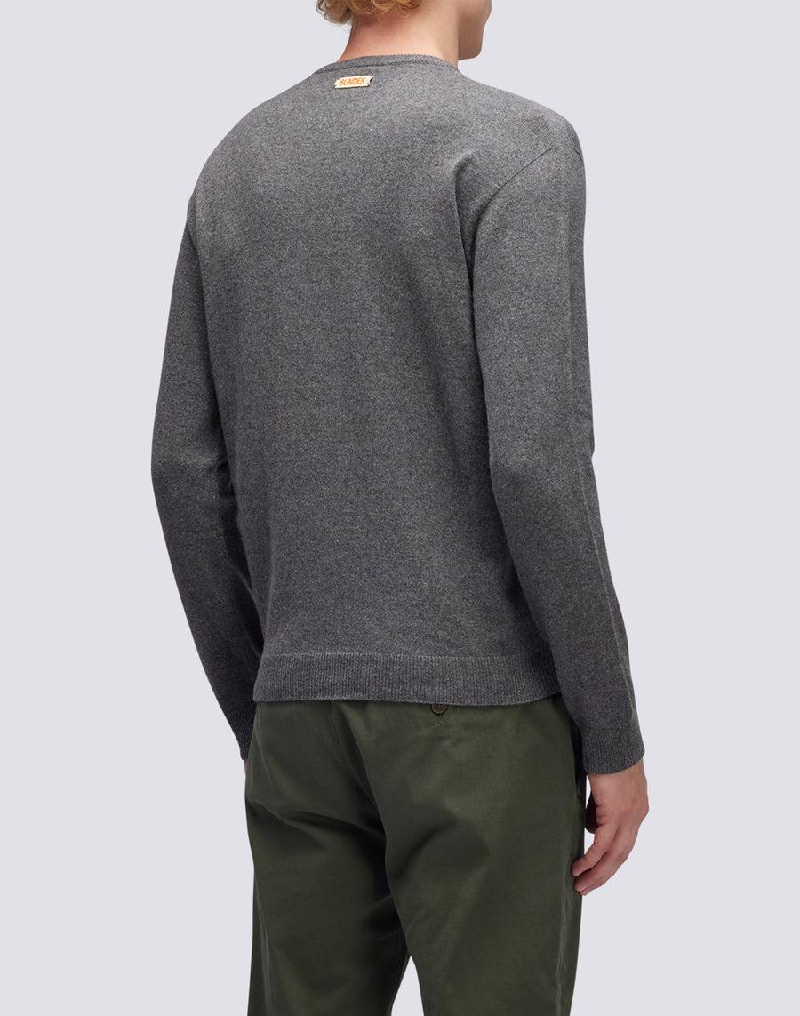 Sundek maglione a girocollo misto cashmere M350KIWS500-33700 Qualità Garantita
