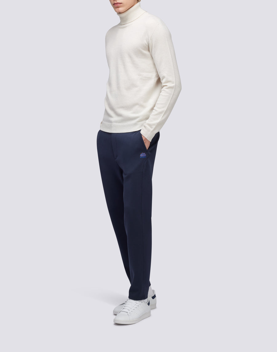 Sundek maglione a girocollo misto cashmere M351KIWS500-03900 Consegna Veloce