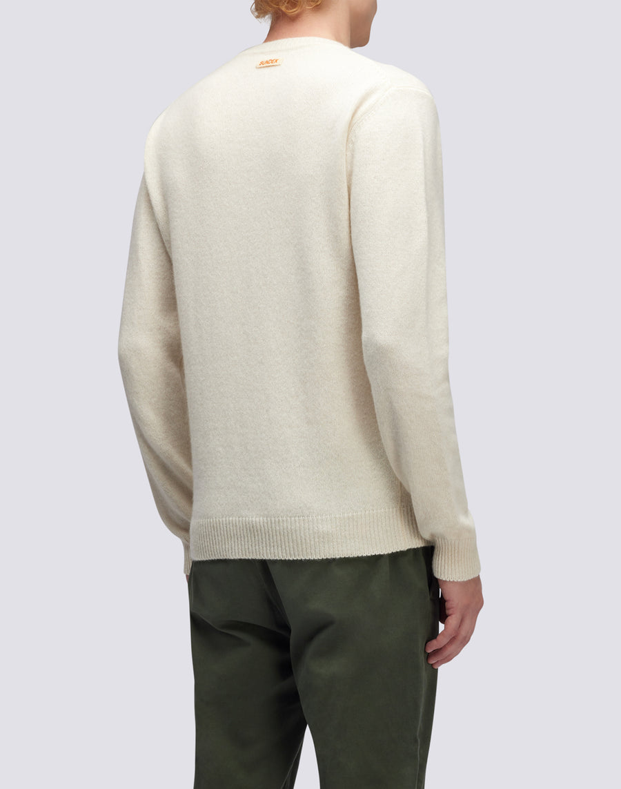 Sundek maglione a girocollo misto cashmere M352KIWS500-03900 Promozione Limitata