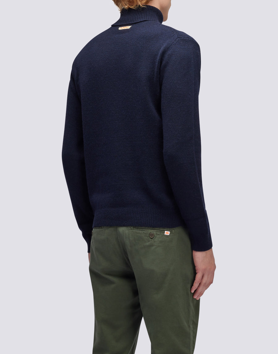 Sundek maglione a girocollo misto cashmere M353KIWS500-00700 Fino Al -60%