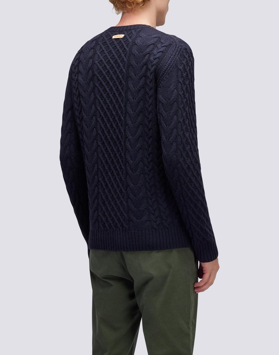 Sundek maglione a girocollo misto cashmere M354KIWS100-00700 Shopping Online