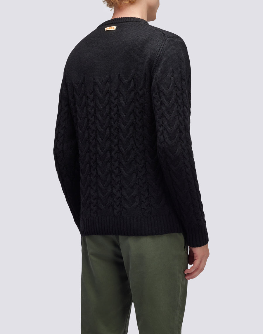 Sundek maglione a girocollo misto cashmere M355KIWS100-00400 Affare Del Giorno
