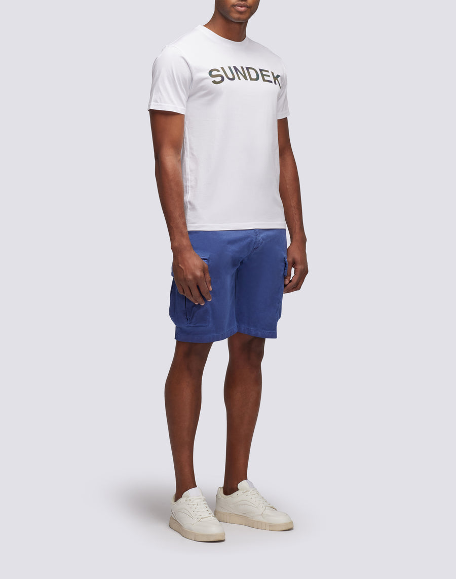 Sundek walkshort in twill di cotone m229wktw100-00700 Outlet